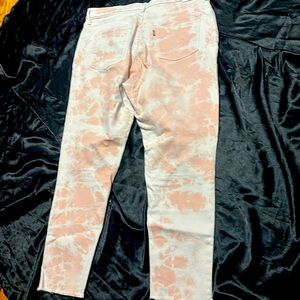 Pink Tie Dye Levi’s Ankle Pants